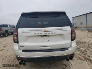 2021 Chevrolet Suburban High Country with VIN 1GNSKGKL6MR149816, listed as a Copart auction lot 83564234 with 104,623 mi miles and Salvage Title. Bid and sale history available at carsss.com. Image 6.