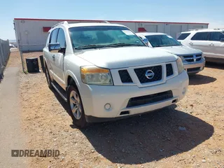 2012 Nissan Armada SL z VIN 5N1AA0ND2CN601202, wystawiony jako IAAI lot #42422455 z przebiegiem 134 240 mil mil oraz . Historia ofert i sprzedaży dostępna na DreamBid. Obrazek 1.