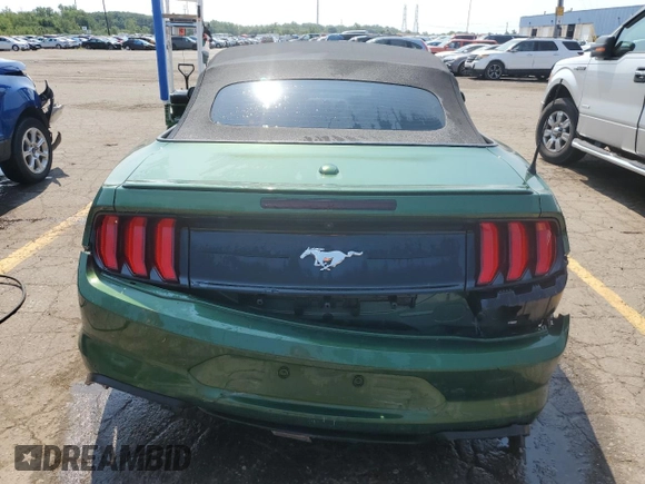 2022 Ford Mustang EcoBoost with VIN 1FATP8UH0N5129315, listed as a Copart auction lot 65189804 with 51,337 mi miles and Non Repairable. Bid and sale history available at carsss.com. Image 6.