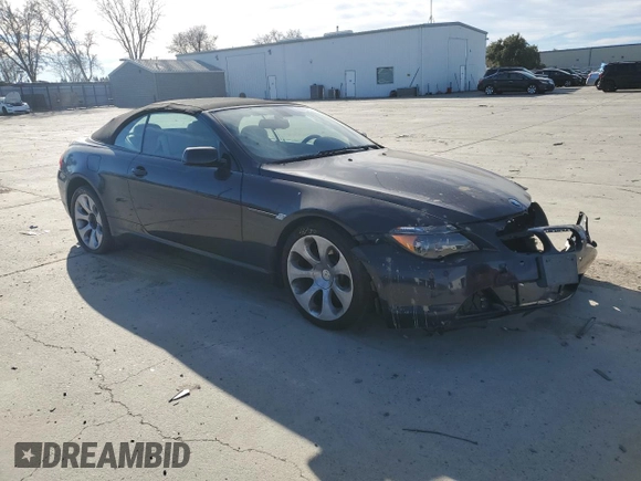 2006 BMW 6 Series 650Ci z VIN WBAEK13486CN78310, wystawiony jako Copart lot #88367535 z przebiegiem 97 566 mil mil oraz Szkody całkowita. Historia ofert i sprzedaży dostępna na DreamBid. Obrazek 4.