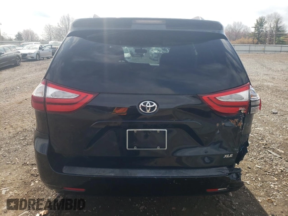 2016 Toyota Sienna XLE with VIN 5TDYK3DC8GS706188, listed as a Copart auction lot 51082515 with 102,555 mi miles and Salvage Title. Bid and sale history available at carsss.com. Image 6.