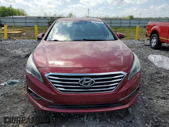 2016 Hyundai Sonata 2.4L with VIN 5NPE24AF6GH352636, listed as a Copart auction lot 51655785 with 194,542 mi miles and Salvage Title. Bid and sale history available at carsss.com. Image 5.