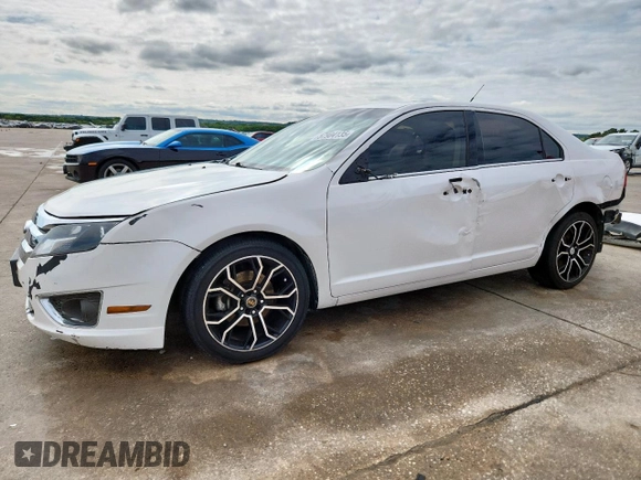 2012 Ford Fusion SEL with VIN 3FAHP0JG0CR395673, listed as a Copart auction lot 57904135 with 169,886 mi miles and Salvage title. Bid and sale history available at DreamBid. Image 1.