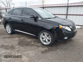 2010 Lexus RX 450h with VIN JTJBC1BA0A2029383, listed as a IAAI auction lot 41836107 with 223,058 mi miles and . Bid and sale history available at carsss.com. Image 1.