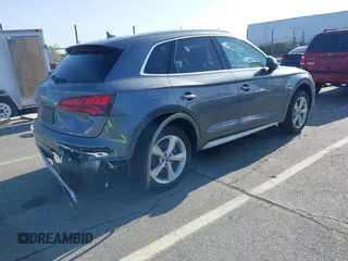 2020 Audi Q5 Premium with VIN WA1ANAFY2L2067095, listed as a IAAI auction lot 41929682 with 56,780 mi miles and . Bid and sale history available at DreamBid. Image 4.
