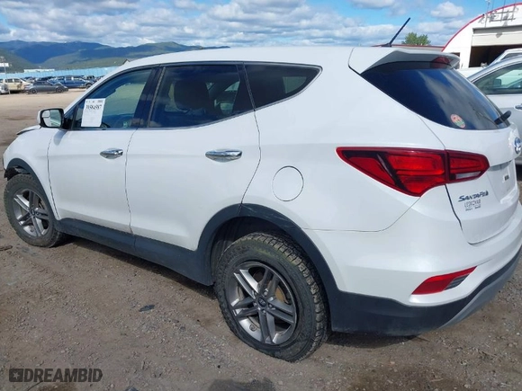 2018 Hyundai Santa Fe Sport 2.4L with VIN 5XYZTDLB0JG573009, listed as a IAAI auction lot 39584587 with 108,130 mi miles. Bid and sale history available at carsss.com. Image 3.