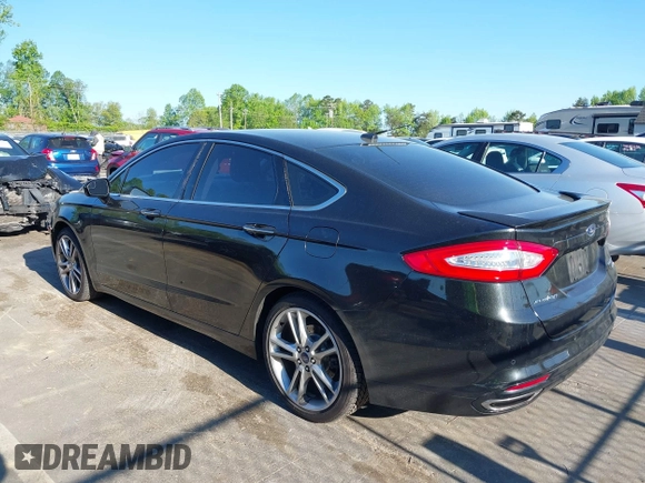 2013 Ford Fusion Titanium with VIN 3FA6P0K99DR374510, listed as a IAAI auction lot 42050026 with 133,227 mi miles and . Bid and sale history available at DreamBid. Image 3.