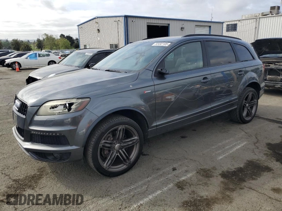 2014 Audi Q7 3.0T S line Prestige with VIN WA1DGAFE7ED010492, listed as a Copart auction lot 53492105 with 144,974 mi miles and Salvage Title. Bid and sale history available at carsss.com. Image 1.