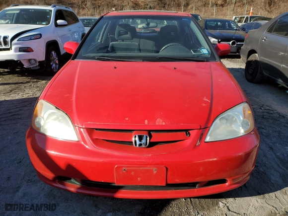 2003 Honda Civic EX with VIN 1HGEM22053L083092, listed as a Copart auction lot 84593744 with 137,612 mi miles and Salvage Title. Bid and sale history available at carsss.com. Image 5.