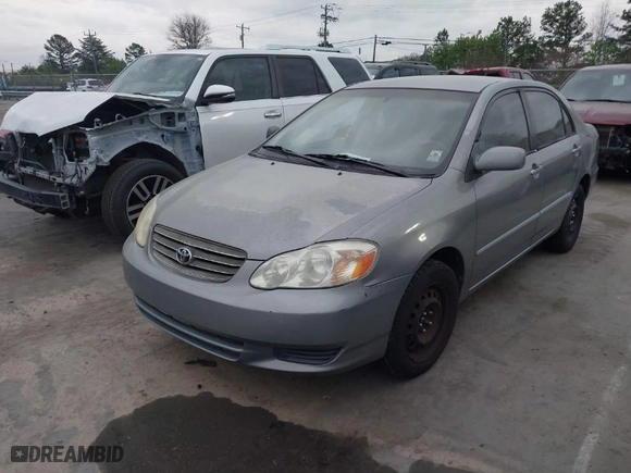 2003 Toyota Corolla CE with VIN 1NXBR32E93Z144230, listed as a IAAI auction lot 41870492 with NaN miles. Bid and sale history available at carsss.com. Image 2.