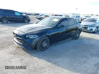 2023 Mercedes-Benz C 300 with VIN W1KAF4GB6PR106658, listed as a IAAI auction lot 40964845 with 29,552 mi miles and . Bid and sale history available at DreamBid. Image 2.