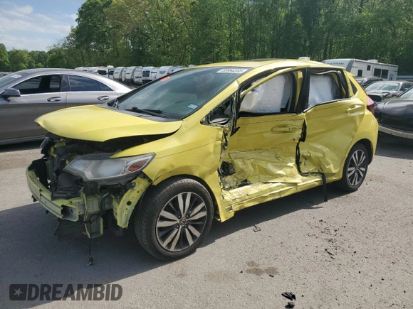 2017 Honda Fit EX with VIN JHMGK5H77HS001720, listed as a Copart auction lot 55964595 with Not provided miles and Salvage title. Bid and sale history available at DreamBid. Image 1.