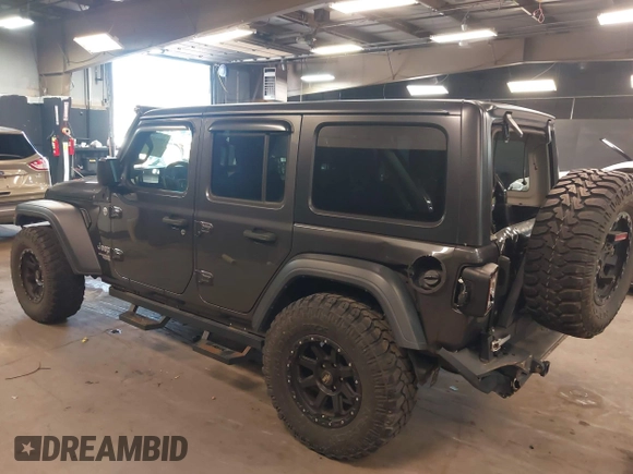 2018 Jeep Wrangler Unlimited Sport S с VIN 1C4HJXDG7JW280918, выставлен на аукционе IAAI как лот 41998831 с пробегом 66 539 миль миль и . История ставок и продаж доступна на DreamBid. Изображение 3.
