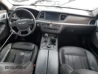 2017 Genesis G80 Ultimate z VIN KMHGN4JFXHU213371, wystawiony jako Copart lot #45194885 z przebiegiem 80 533 mil mil oraz Czysty tytuł • Clean title. Historia ofert i sprzedaży dostępna na DreamBid. Obrazek 8.