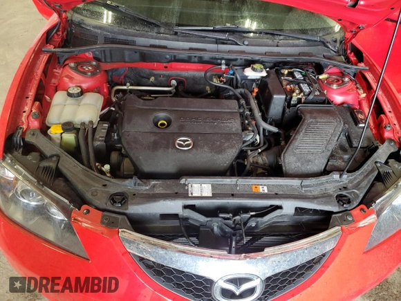 2008 Mazda Mazda3 i Touring Value with VIN JM1BK32F581811823, listed as a Copart auction lot 46530075 with 103,442 mi miles and Salvage Title. Bid and sale history available at carsss.com. Image 11.