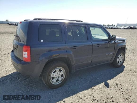 2015 Jeep Patriot Sport with VIN 1C4NJRBB1FD331824, listed as a Copart auction lot 63489545 with 79,392 mi miles and Salvage title. Bid and sale history available at DreamBid. Image 3.