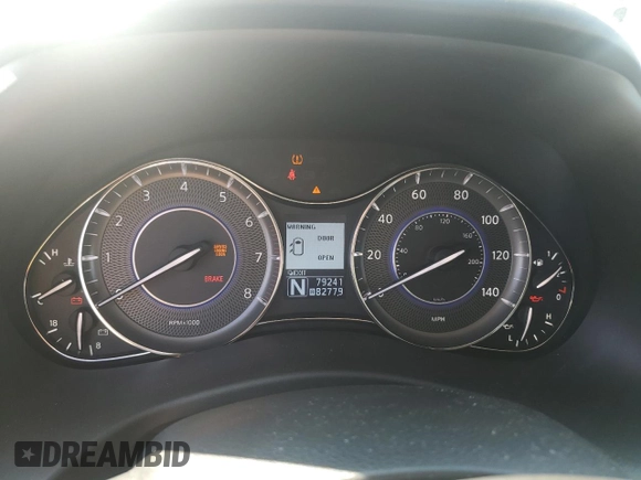 2012 Infiniti QX56 8-passenger with VIN JN8AZ2ND2C9716291, listed as a Copart auction lot 71990704 with 79,241 mi miles and Salvage Title. Bid and sale history available at carsss.com. Image 9.