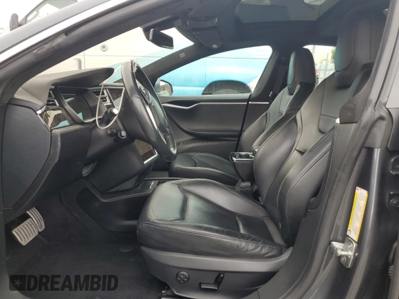 2016 Tesla Model S 90D with VIN 5YJSA1E44GF152673, listed as a Copart auction lot 50995495 with 69,439 mi miles and Salvage Title. Bid and sale history available at DreamBid. Image 7.