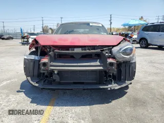 2017 FIAT 124 Spider Lusso with VIN JC1NFAEKXH0125617, listed as a Copart auction lot 58742395 with 18,930 mi miles and Salvage title. Bid and sale history available at DreamBid. Image 5.