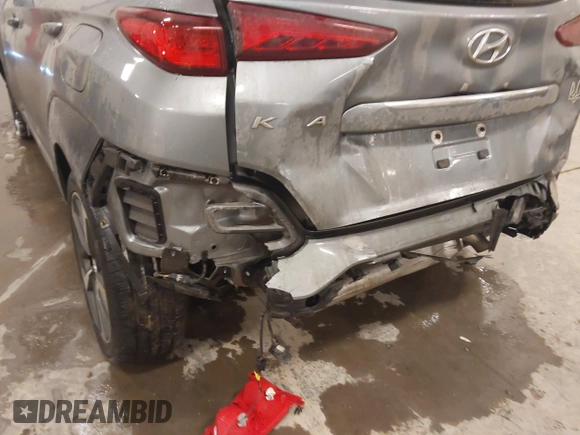 2021 Hyundai Kona Ultimate with VIN KM8K5CA55MU686696, listed as a IAAI auction lot 41347527 with 38,750 mi miles. Bid and sale history available at carsss.com. Image 6.