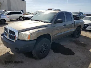 2006 Dodge Dakota SLT with VIN 1D7HE48KX6S573508, listed as a Copart auction lot 50822675 with 192,965 mi miles and Salvage Title. Bid and sale history available at carsss.com. Image 1.
