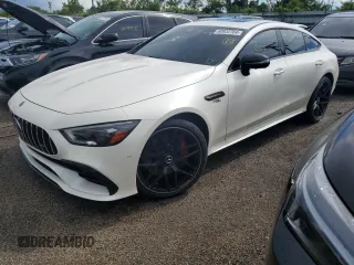 2022 Mercedes-Benz AMG GT with VIN W1K7X5KB3NA050839, listed as a Copart auction lot 60832764 with 19,091 mi miles and Salvage Title. Bid and sale history available at carsss.com. Image 1.