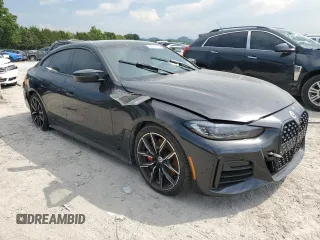 2023 BMW 4 Series M440i with VIN WBA63AW04PFP17973, listed as a Copart auction lot 63539124 with 23,425 mi miles and Salvage title. Bid and sale history available at DreamBid. Image 4.