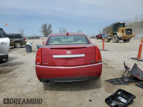 2011 Cadillac CTS Luxury with VIN 1G6DE5EY9B0169793, listed as a Copart auction lot 52964225 with Not Provided miles and Clean Title. Bid and sale history available at DreamBid. Image 6.