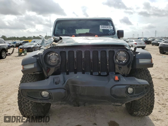 2023 Jeep Wrangler Willys with VIN 1C4HJXDN6PW664826, listed as a Copart auction lot 54842415 with 20,004 mi miles and Salvage Title. Bid and sale history available at DreamBid. Image 5.