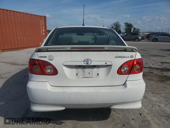 2008 Toyota Corolla CE with VIN 1NXBR32E58Z996548, listed as a Copart auction lot 54140345 with 157,157 mi miles and Salvage Title. Bid and sale history available at DreamBid. Image 6.
