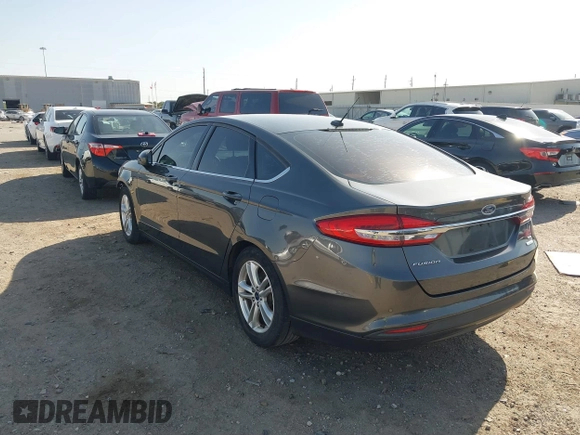 2018 Ford Fusion SE with VIN 3FA6P0HD4JR149788, listed as a IAAI auction lot 41846877 with 57,350 mi miles. Bid and sale history available at carsss.com. Image 3.