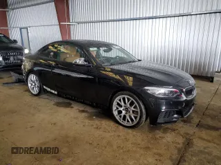 2021 BMW 2 Series M240i xDrive with VIN WBA2J7C03M7H75738, listed as a Copart auction lot 87224694 with 34,875 mi miles and Salvage Title. Bid and sale history available at carsss.com. Image 4.