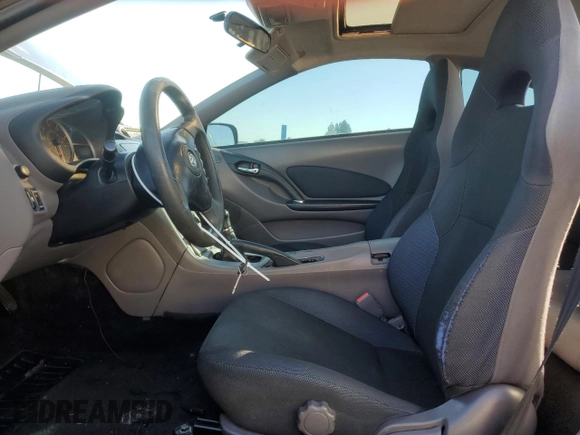 2002 Toyota Celica GT with VIN JTDDR32T620124423, listed as a Copart auction lot 83235744 with 197,274 mi miles and Salvage Title. Bid and sale history available at carsss.com. Image 7.