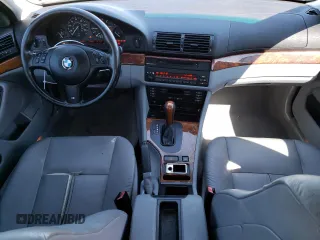 2002 BMW 5 Series 530iA with VIN WBADT63452CH97129, listed as a Copart auction lot 73349124 with 64,431 mi miles and Salvage Title. Bid and sale history available at carsss.com. Image 8.