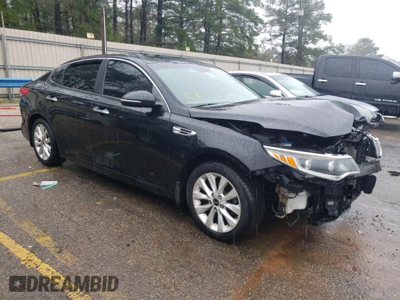 2016 Kia Optima EX with VIN 5XXGU4L38GG068104, listed as a Copart auction lot 45104534 with 126,716 mi miles and Salvage Title. Bid and sale history available at carsss.com. Image 4.