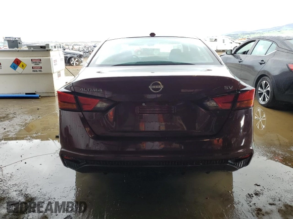 2024 Nissan Altima 2.5 SV with VIN 1N4BL4DV1RN401222, listed as a Copart auction lot 49452055 with 19,929 mi miles and Salvage Title. Bid and sale history available at carsss.com. Image 6.