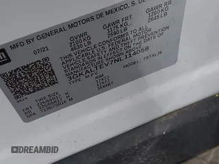 2022 GMC Terrain SLE with VIN 3GKALTEV7NL114058, listed as a IAAI auction lot 42319216 with 15,695 mi miles and . Bid and sale history available at DreamBid. Image 9.