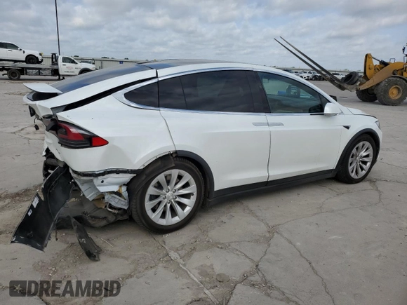 2020 Tesla Model X Long Range with VIN 5YJXCBE24LF253100, listed as a Copart auction lot 53601095 with Not Provided miles and Salvage Title. Bid and sale history available at carsss.com. Image 3.
