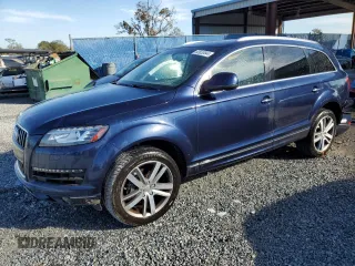 2013 Audi Q7 3.0L TDI Premium Plus with VIN WA1LMAFEXDD014975, listed as a Copart auction lot 83633844 with 51,047 mi miles and Salvage Title. Bid and sale history available at carsss.com. Image 1.