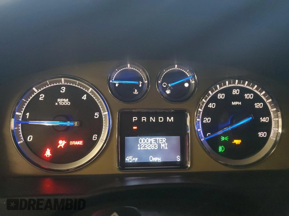 2013 Cadillac Escalade Platinum Edition with VIN 1GYS4DEF3DR360344, listed as a Copart auction lot 83553704 with 123,283 mi miles and Salvage Title. Bid and sale history available at carsss.com. Image 9.