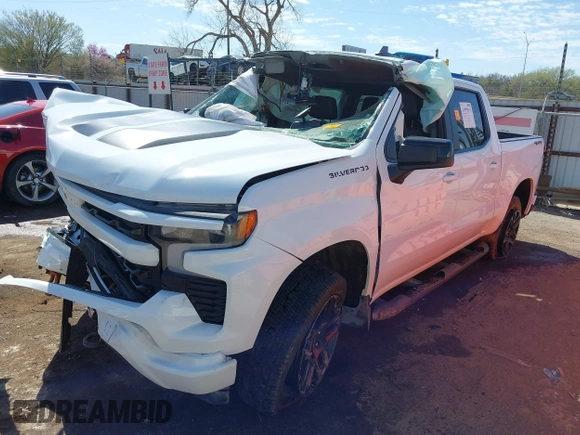 2022 Chevrolet Silverado 1500 RST with VIN 1GCUDEED1NZ551197, listed as a IAAI auction lot 41879518 with 65,042 mi miles and . Bid and sale history available at DreamBid. Image 2.
