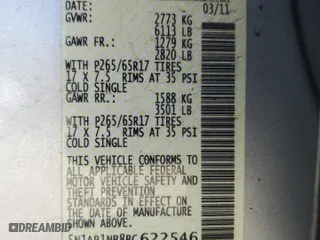 2011 Nissan Pathfinder LE with VIN 5N1AR1NB8BC622546, listed as a Copart auction lot 49585475 with 158,382 mi miles and Salvage Title. Bid and sale history available at carsss.com. Image 13.
