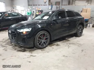 2019 Audi Q8 Premium Plus with VIN WA1EVAF18KD037817, listed as a IAAI auction lot 41922109 with 54,602 mi miles. Bid and sale history available at carsss.com. Image 17.