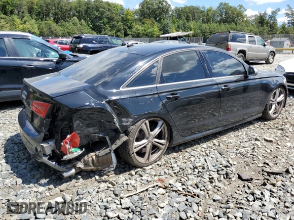 2013 Audi S6 Prestige with VIN WAUJ2AFC3DN091390, listed as a Copart auction lot 68110024 with 147,389 mi miles and Salvage Title. Bid and sale history available at carsss.com. Image 3.