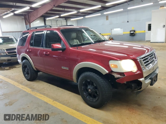 2008 Ford Explorer Eddie Bauer with VIN 1FMEU64E18UA84140, listed as a Copart auction lot 51558505 with 192,525 mi miles and Salvage Title. Bid and sale history available at carsss.com. Image 4.