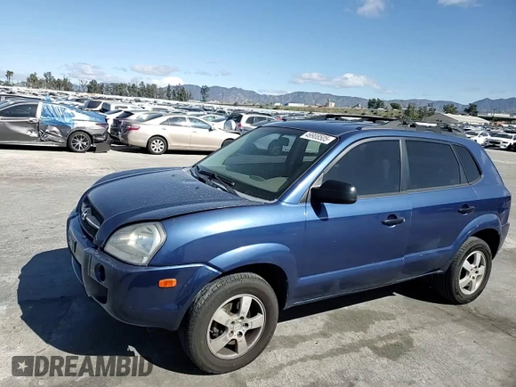 2008 Hyundai Tucson GLS with VIN KM8JM12B58U920493, listed as a Copart auction lot 49908505 with 202,954 mi miles and Salvage Title. Bid and sale history available at carsss.com. Image 12.