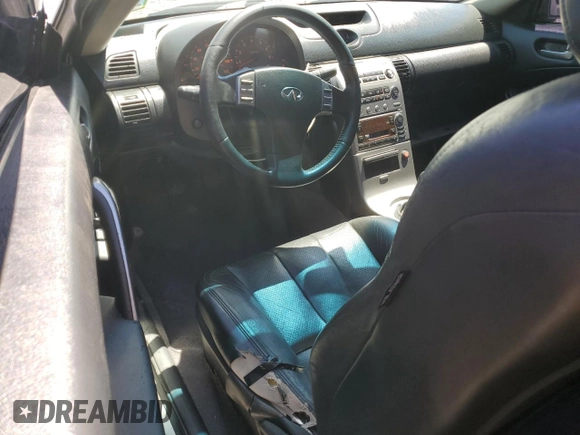 2003 Infiniti G35 w/Leather with VIN JNKCV54E33M207821, listed as a Copart auction lot 54410365 with 145,020 mi miles and Salvage Title. Bid and sale history available at DreamBid. Image 8.