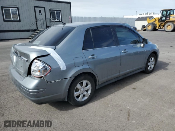 2008 Nissan Versa 1.8 S with VIN 3N1BC11E78L408092, listed as a Copart auction lot 47523565 with 170,580 mi miles and Salvage Title. Bid and sale history available at carsss.com. Image 3.