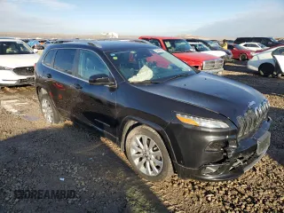 2016 Jeep Cherokee Overland with VIN 1C4PJLJS0GW315563, listed as a Copart auction lot 46189145 with 109,773 mi miles and Salvage title. Bid and sale history available at DreamBid. Image 4.