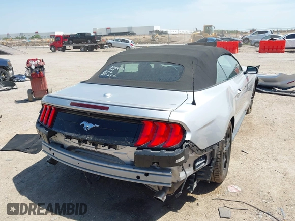 2018 Ford Mustang EcoBoost Premium with VIN 1FATP8UH6J5124517, listed as a IAAI auction lot 42260728 with 52,773 mi miles and . Bid and sale history available at DreamBid. Image 4.